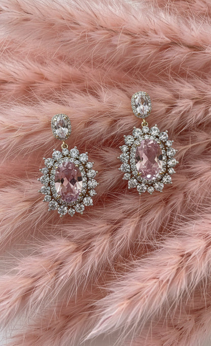 ROSE AURA EARRINGS - Golden Shores Positano