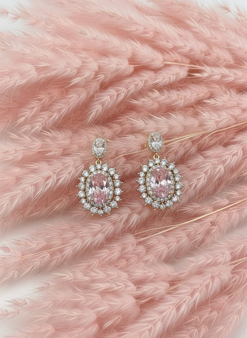 ROSE AURA EARRINGS - Golden Shores Positano